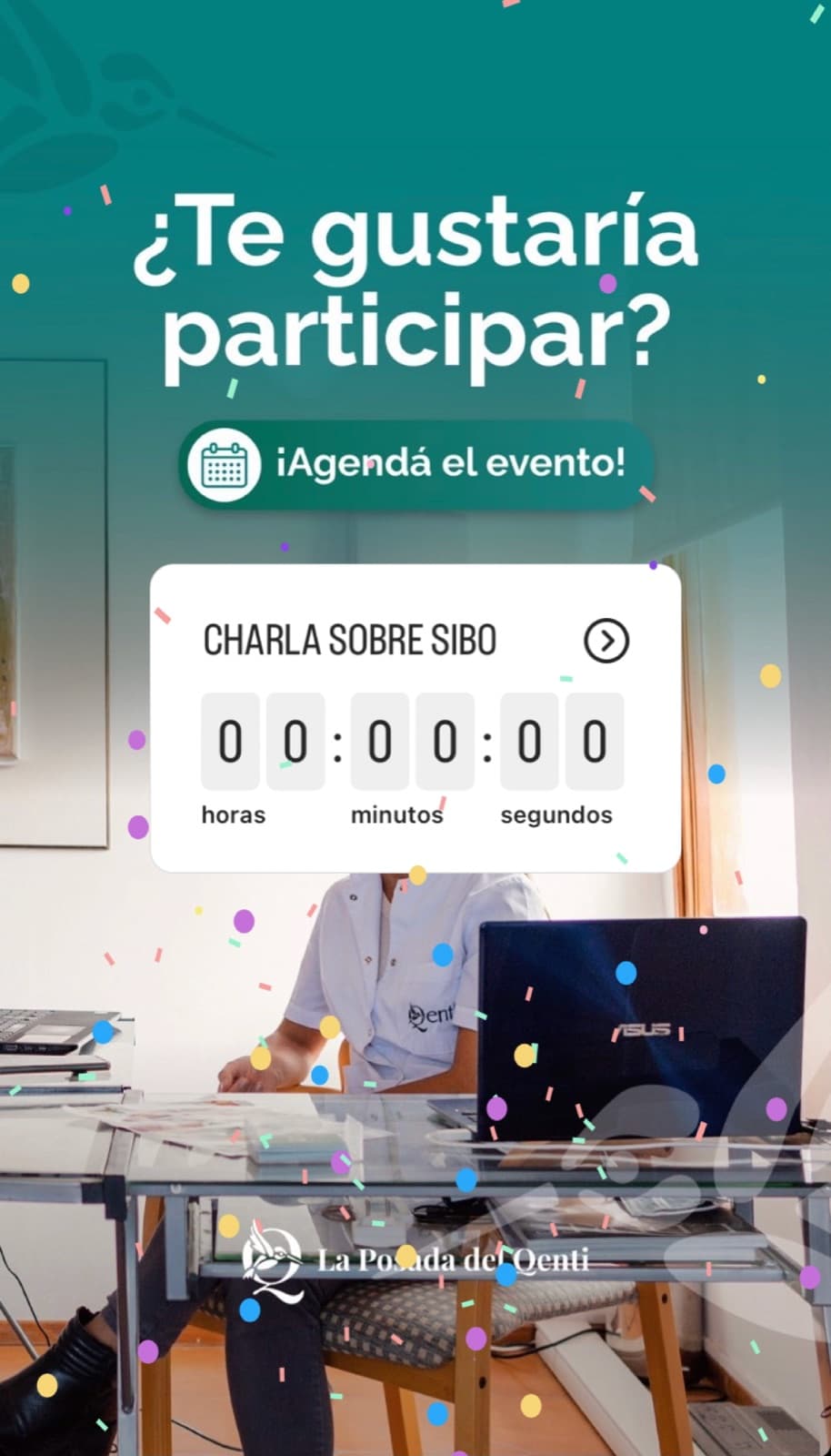 Historia: cuenta regresiva para una charla sobre SIBO